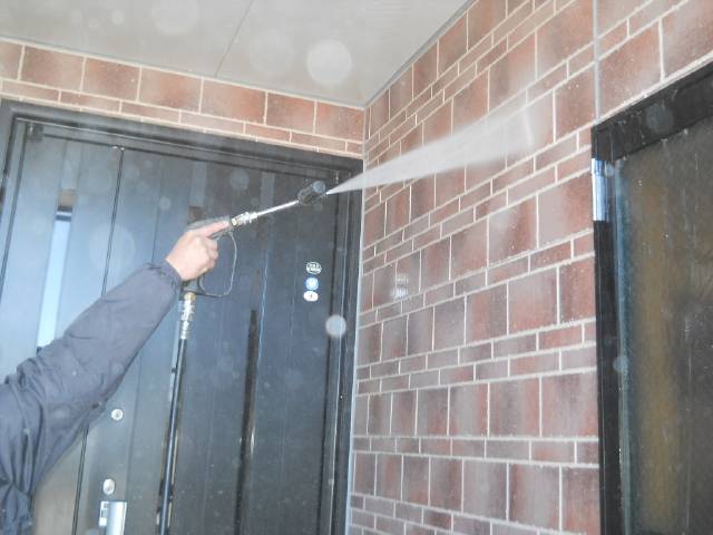 20130218Ｓ様邸⑥外壁高水圧洗浄