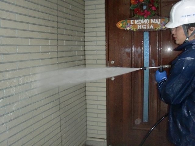 20140207A様邸④外壁高圧洗浄