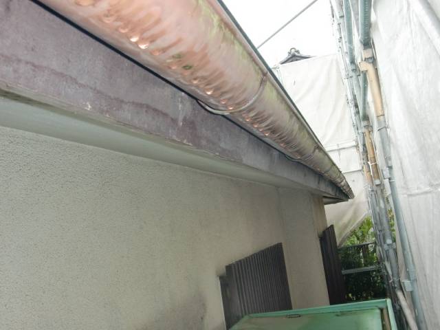 2014.9.11Y様邸㉙破風板塗装施工前