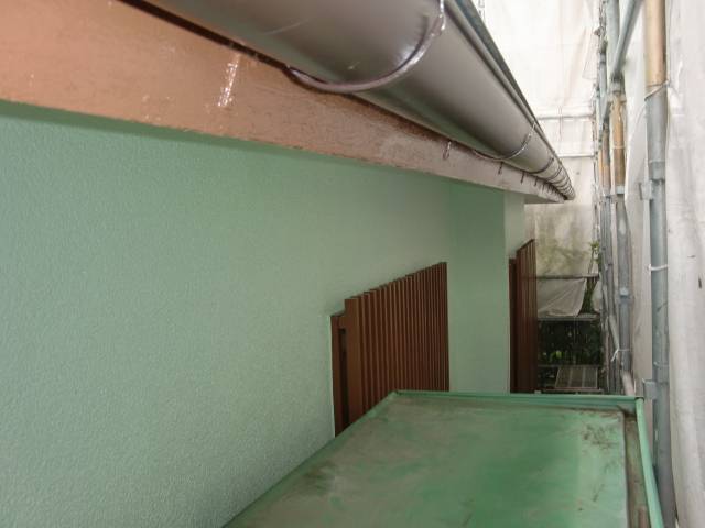 2014.9.11Y様邸㉟破風板塗装施工完了