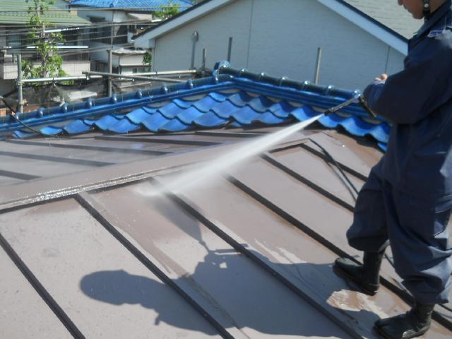 20140620Ｗ様邸⑨屋根高圧洗浄