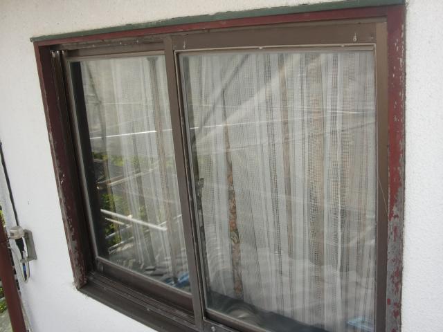 20140630Ｓ様邸⑥窓木枠施塗装工前