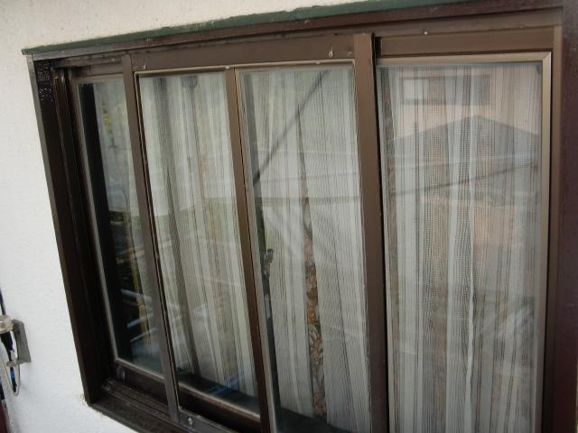 20140630Ｓ様邸⑩窓木枠塗装施工完了